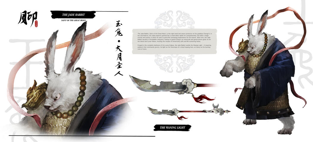 The Moon's Portrait - Character Sheet: Jade Rabbit